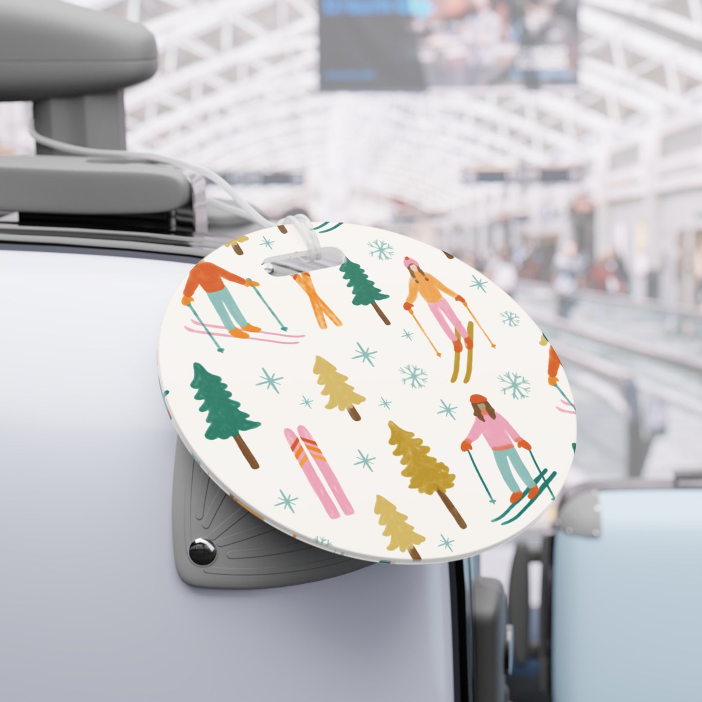 Ski Adventure Luggage Tag