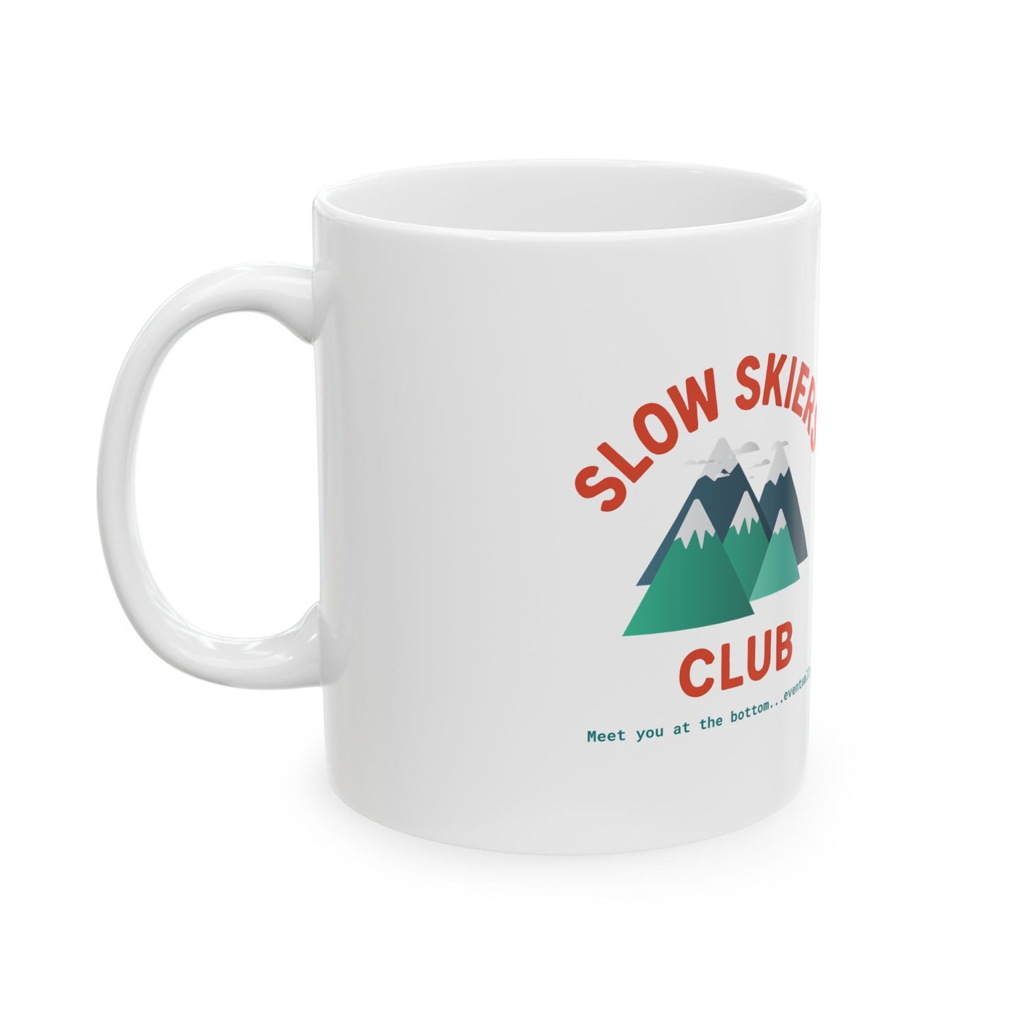 Slow Skiers Club Ceramic Mug