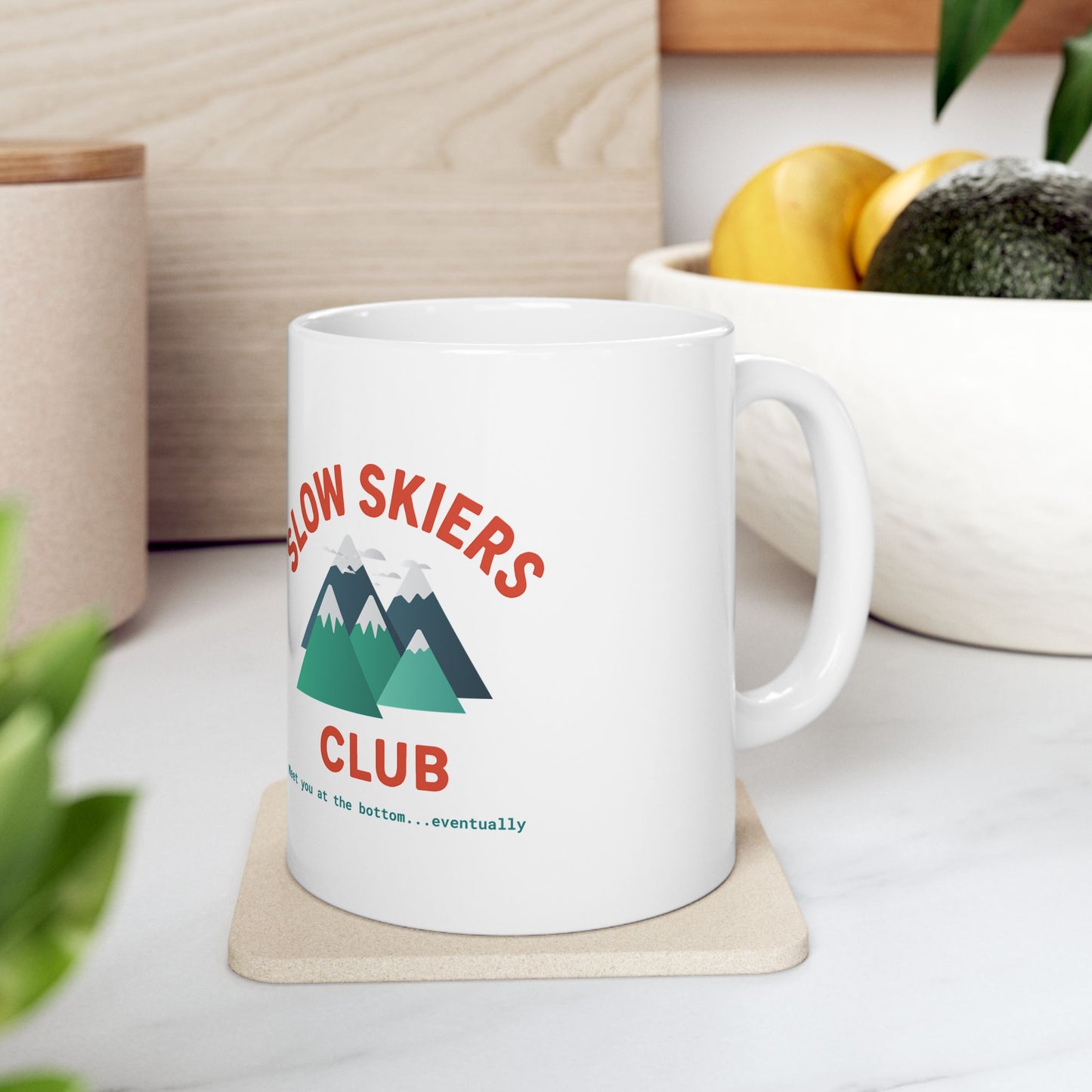 Slow Skiers Club Ceramic Mug