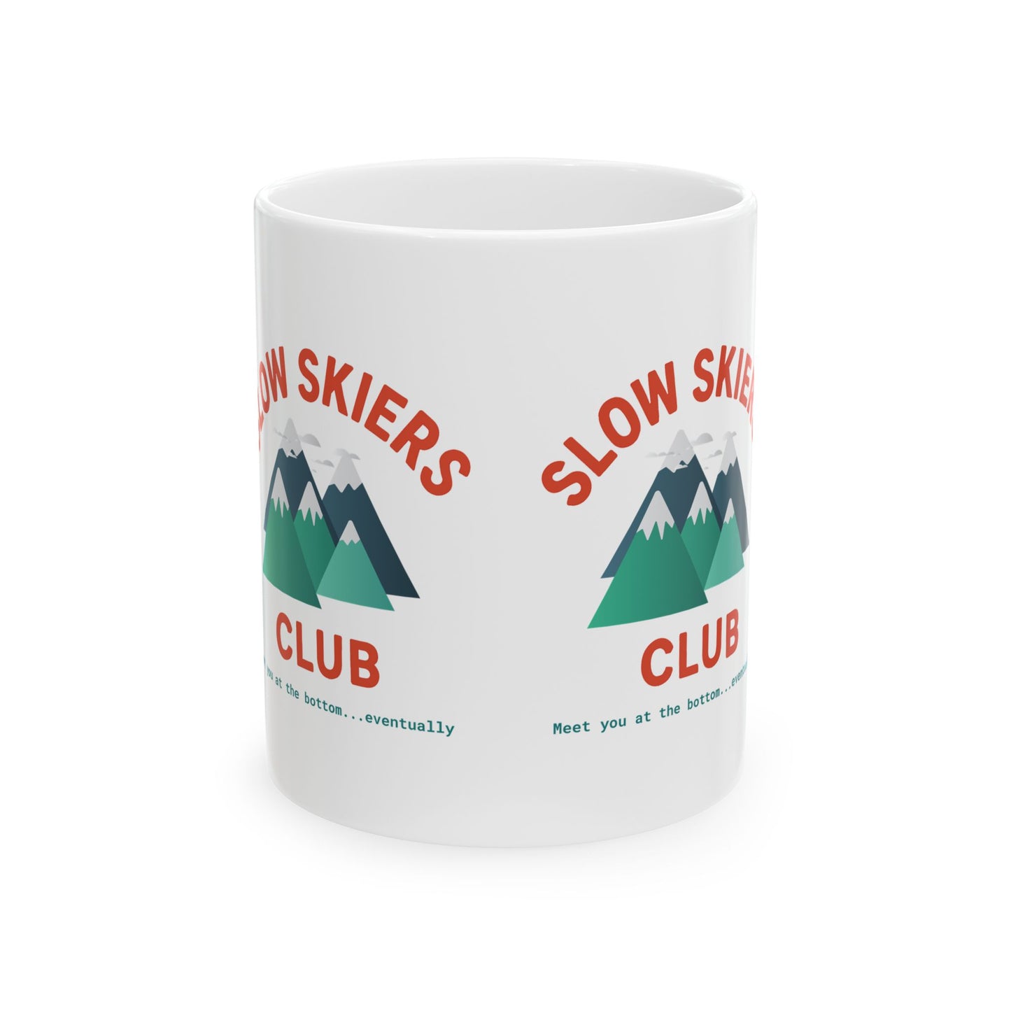 Slow Skiers Club Ceramic Mug