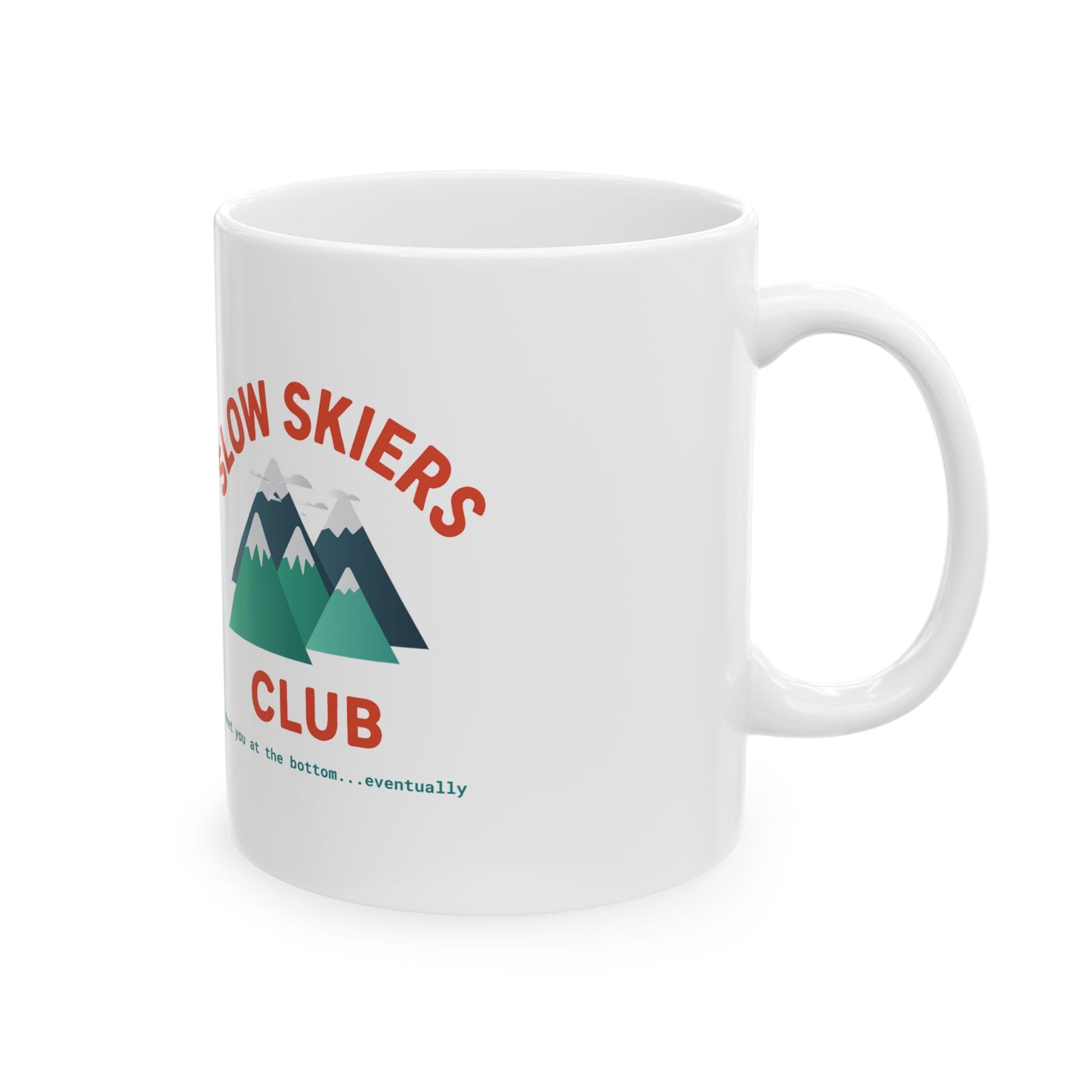 Slow Skiers Club Ceramic Mug