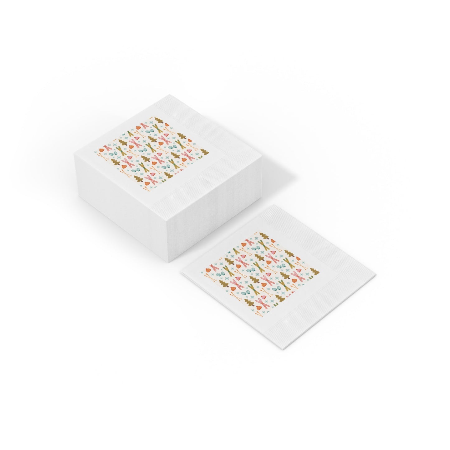 Exclusive Ski Moms Print | Winter Party Napkins & Après Ski Table Décor