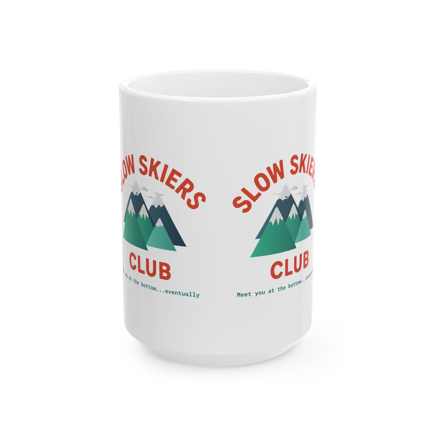 Slow Skiers Club Ceramic Mug