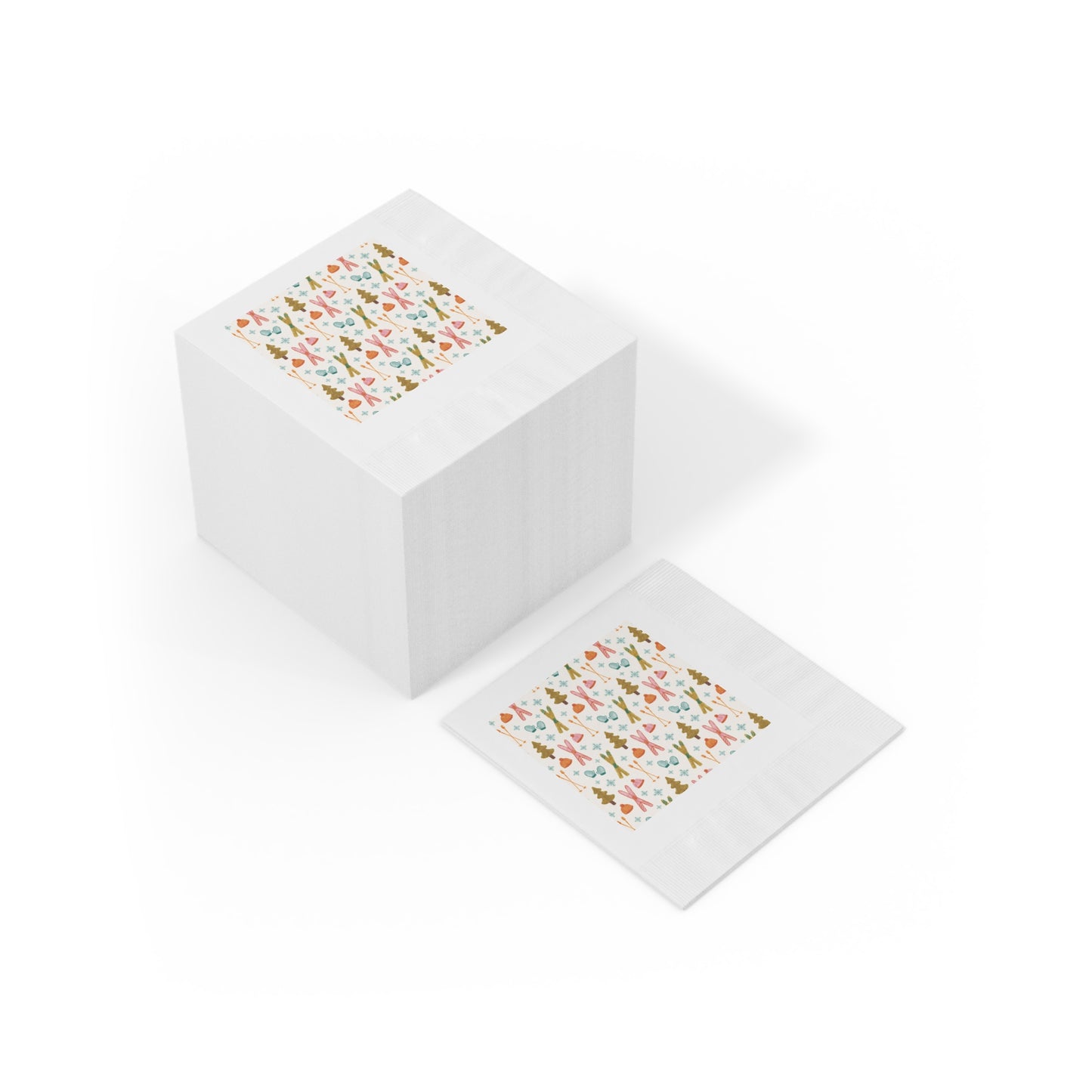 Exclusive Ski Moms Print | Winter Party Napkins & Après Ski Table Décor