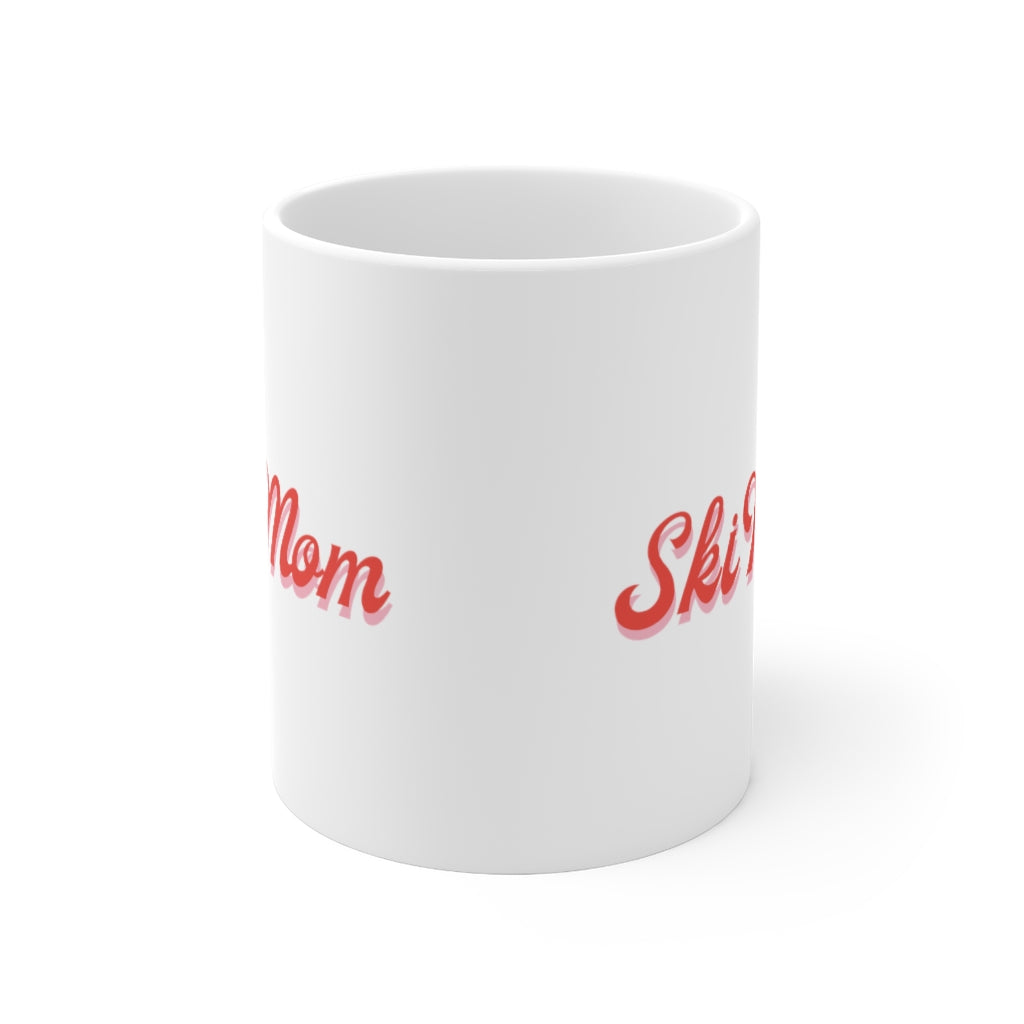 Retro Ski Mom Ceramic Mug 11oz