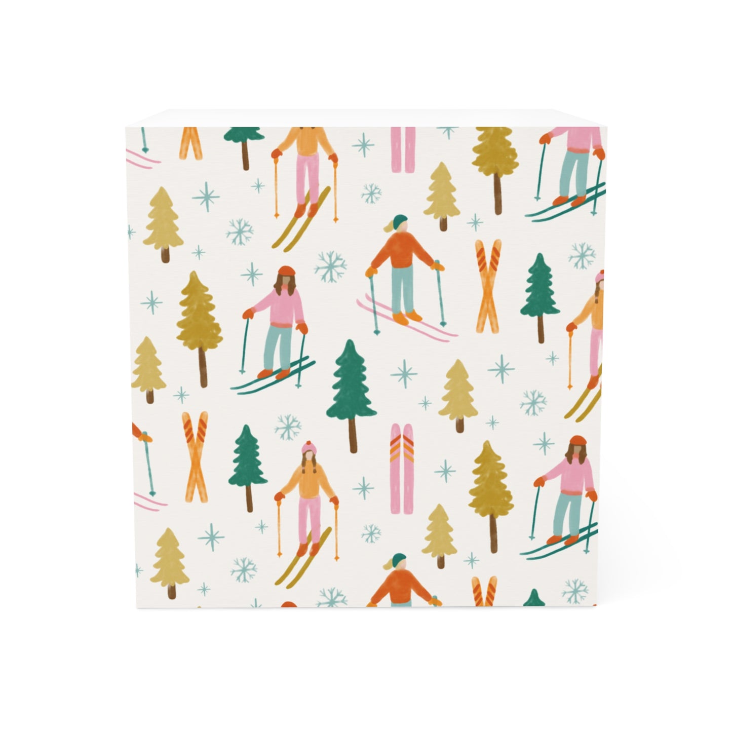 Exclusive Ski Moms Print | Winter Note Cube