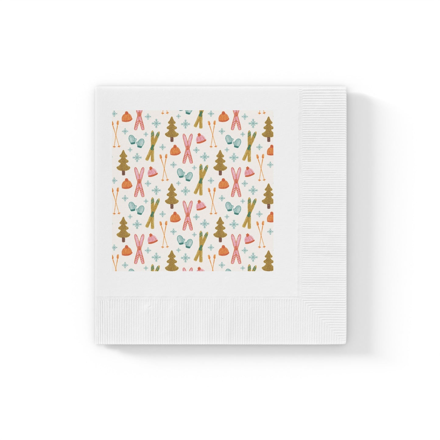Exclusive Ski Moms Print | Winter Party Napkins & Après Ski Table Décor