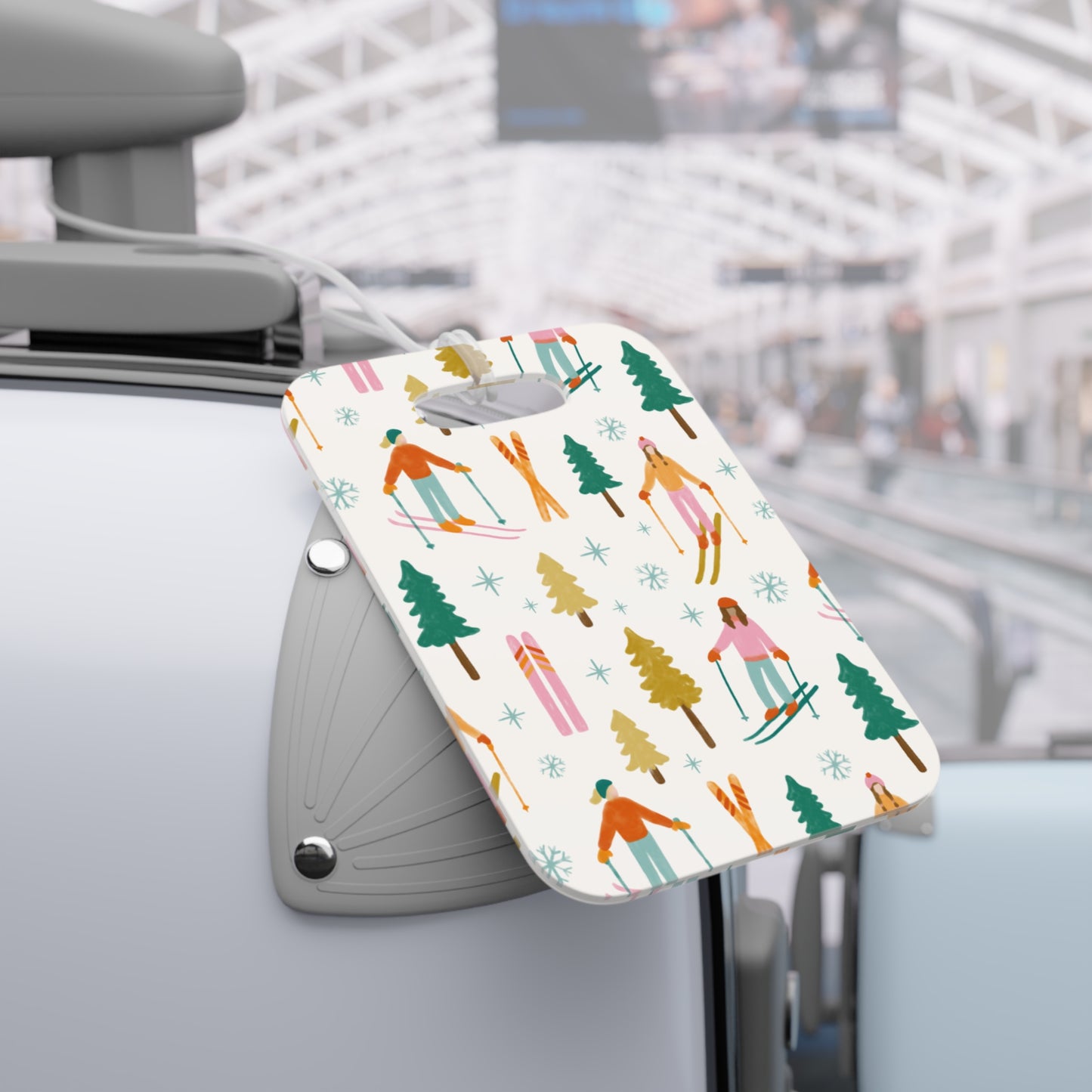 Ski Adventure Luggage Tag