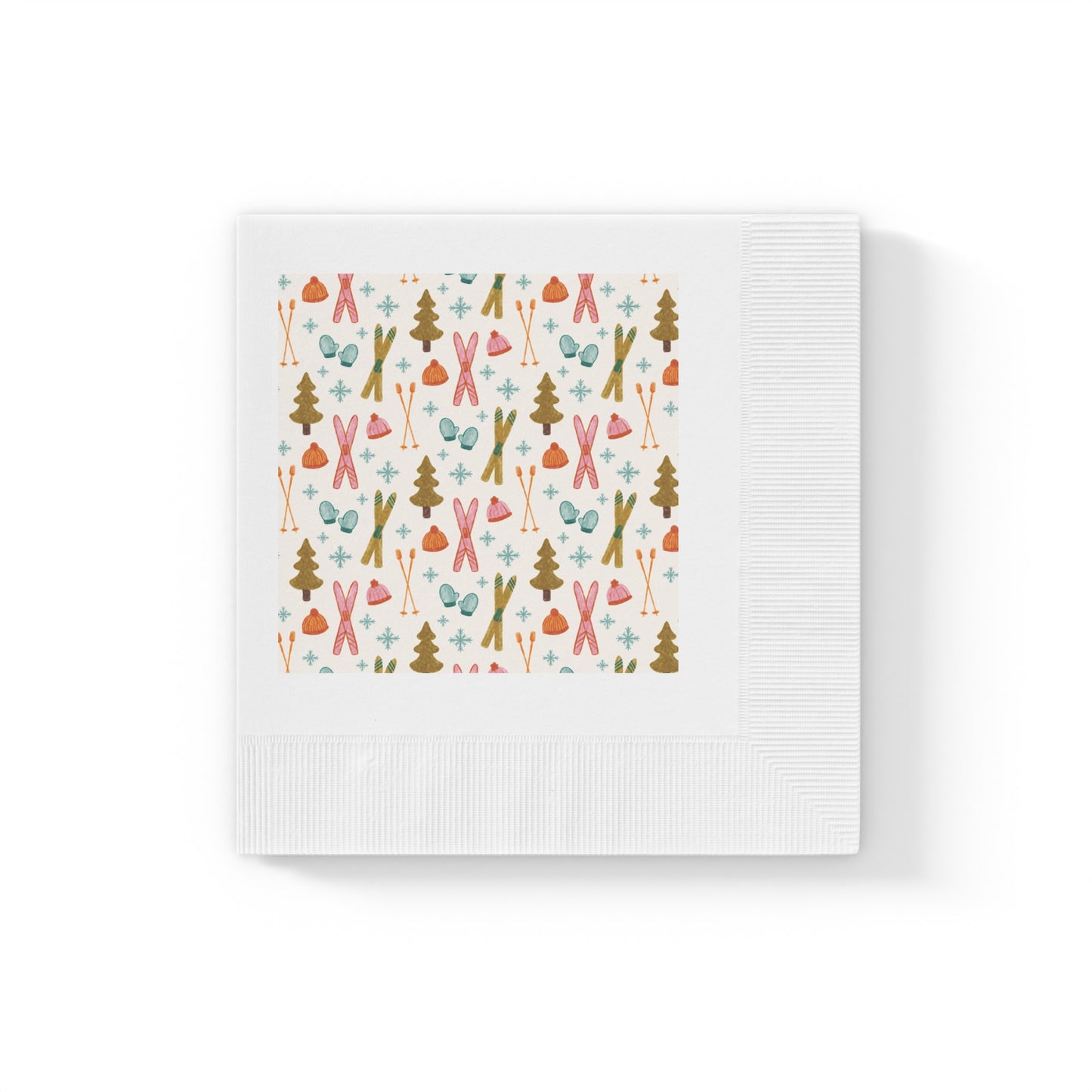 Exclusive Ski Moms Print | Winter Party Napkins & Après Ski Table Décor