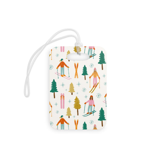 Ski Adventure Luggage Tag