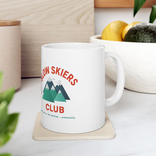 Slow Skiers Club Ceramic Mug