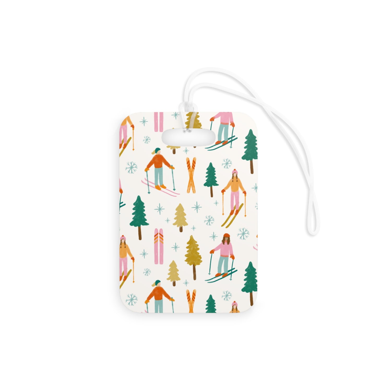 Ski Adventure Luggage Tag