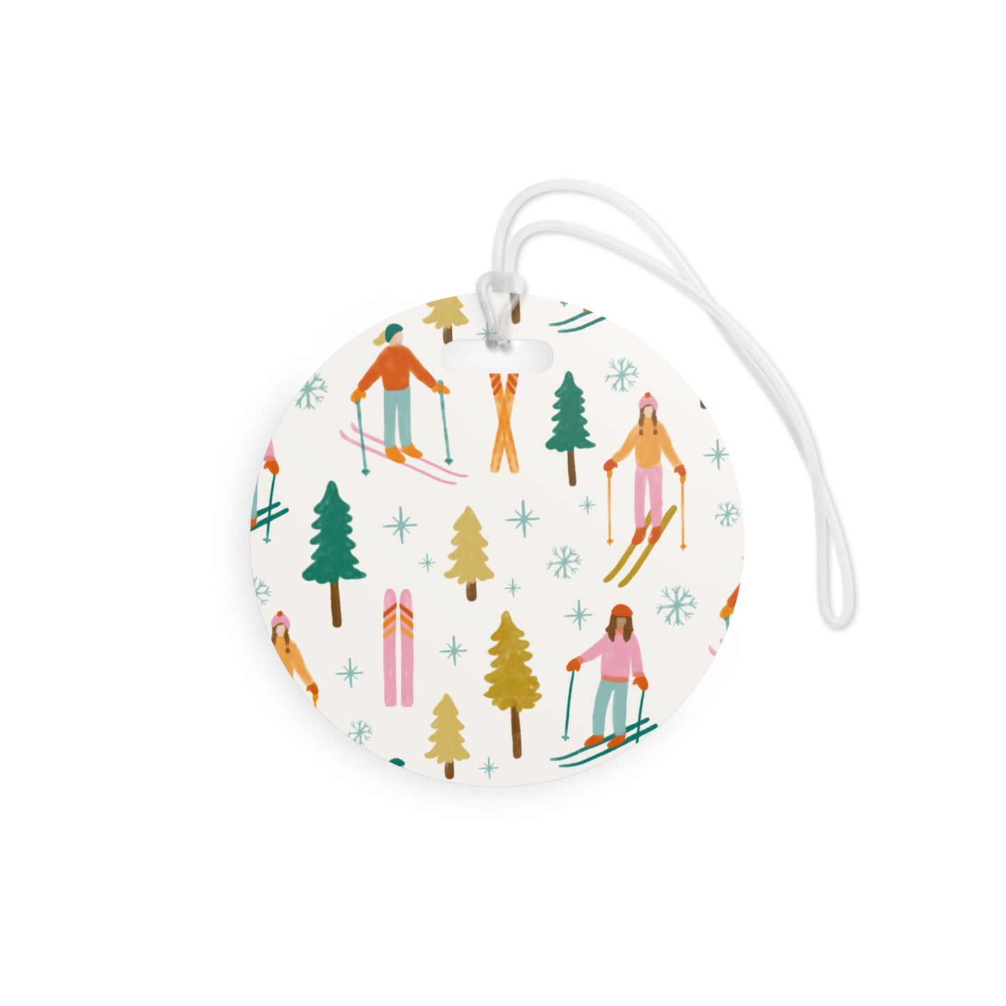 Ski Adventure Luggage Tag