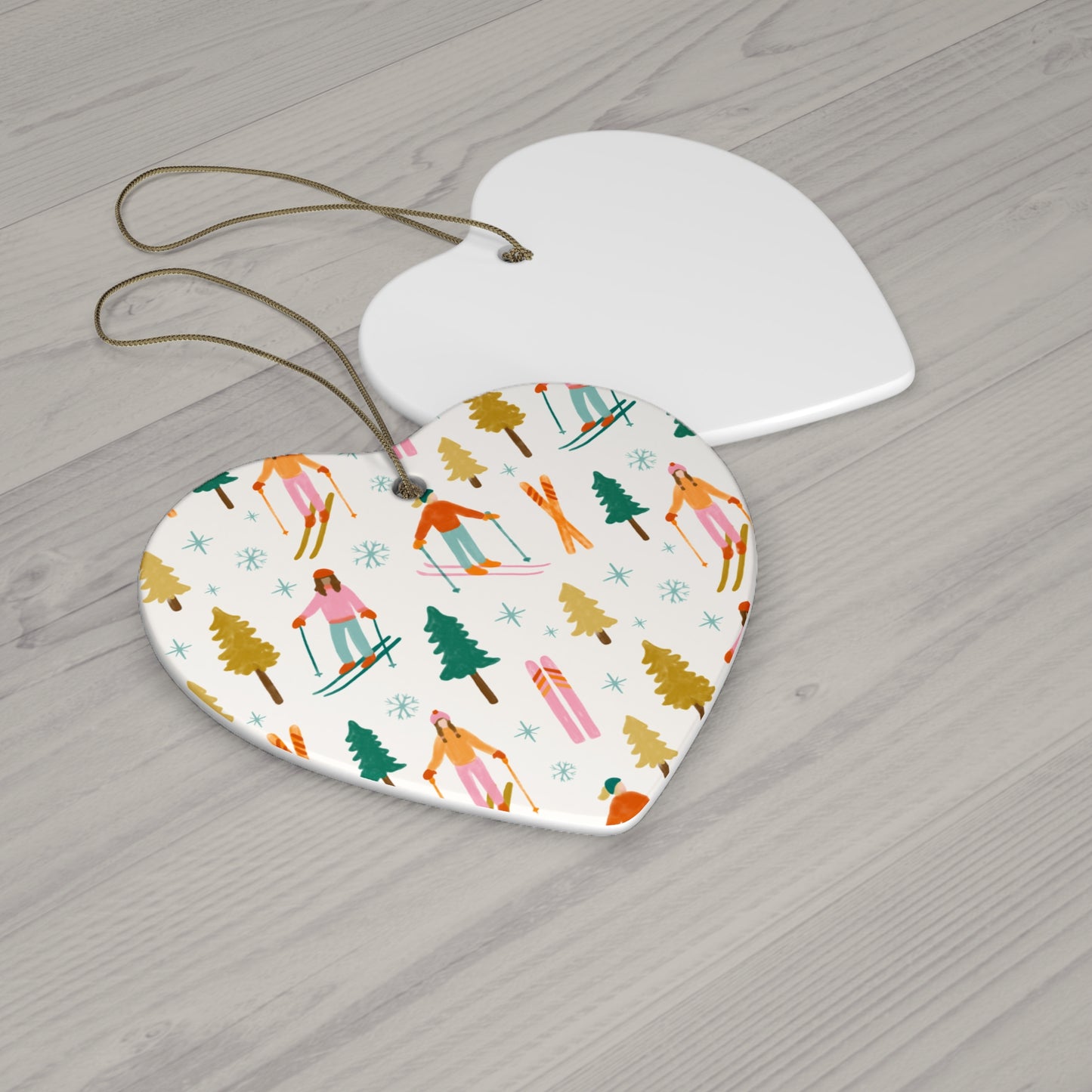 Exclusive Ski Moms Print | Winter Adventure Ceramic Ornament