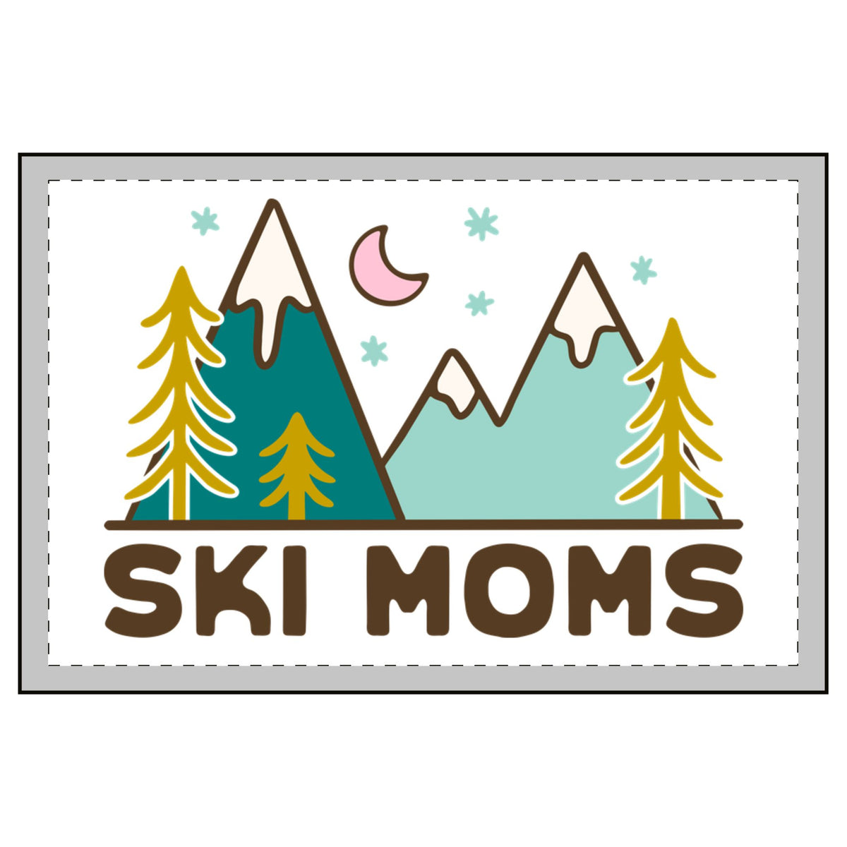 Ski Moms Candle Set — Mountain Night & Pastel Lake Scented Candles