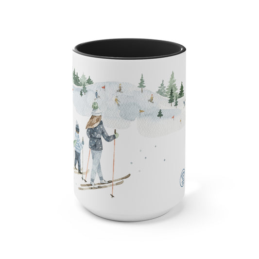 Ski Moms Accent Mug (Boy Version)