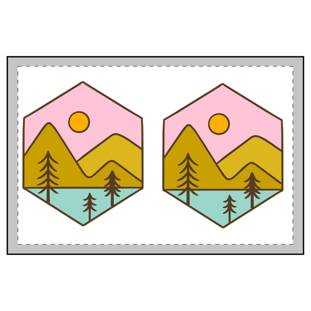 Ski Moms Candle Set — Mountain Night & Pastel Lake Scented Candles