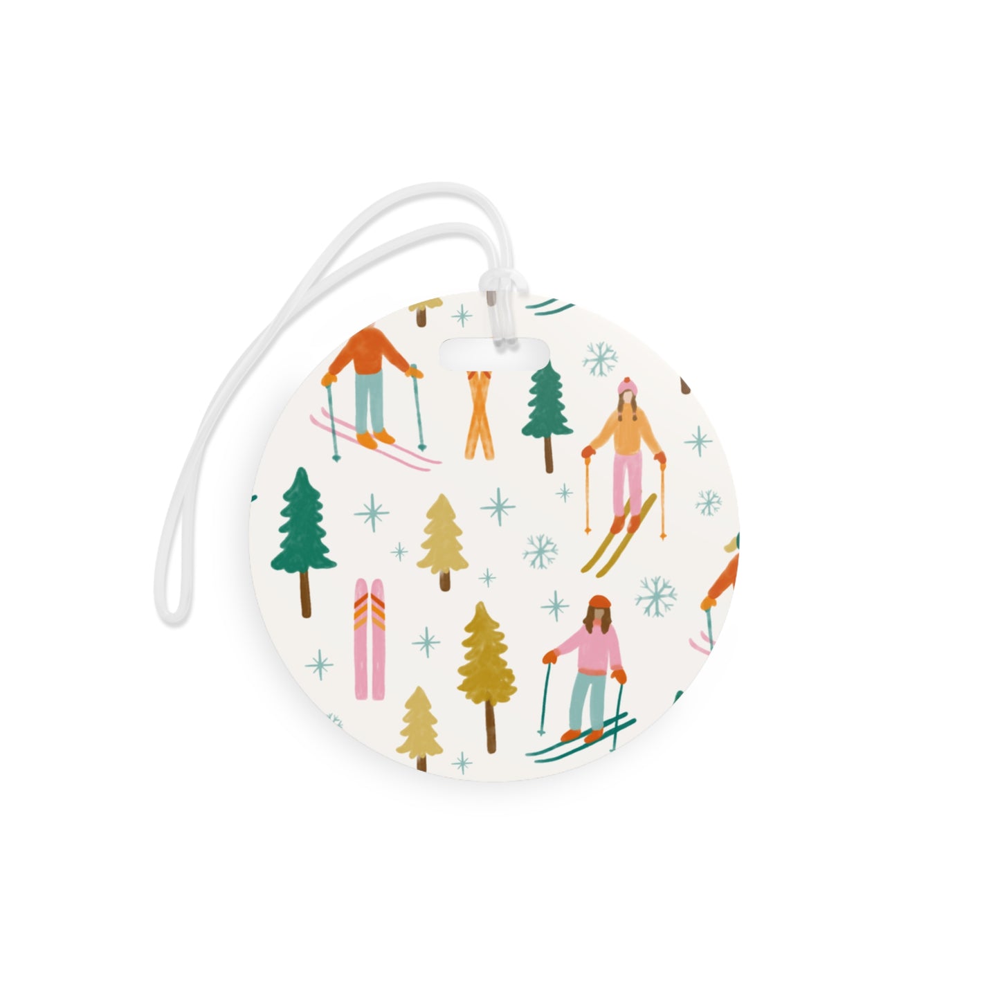 Ski Adventure Luggage Tag