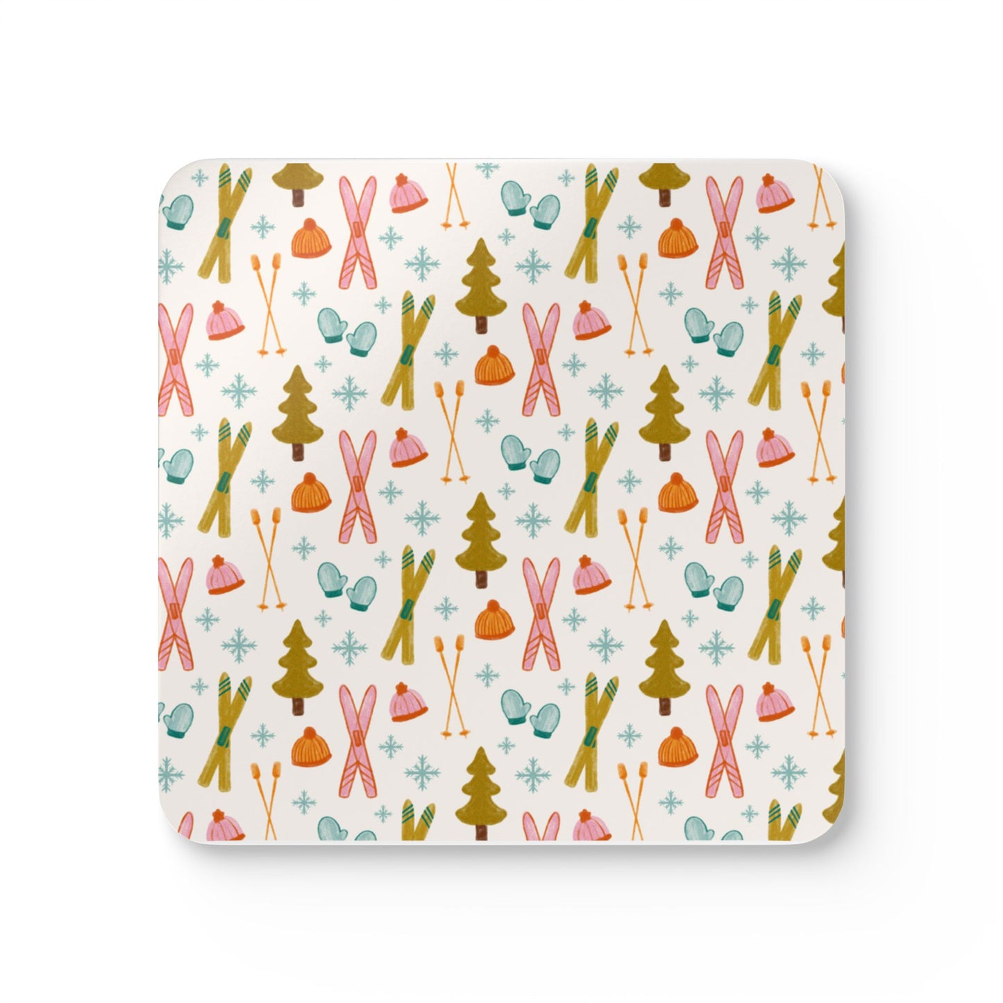 Exclusive Ski Moms Print | Winter Coasters