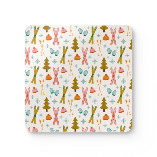 Exclusive Ski Moms Print | Winter Coasters