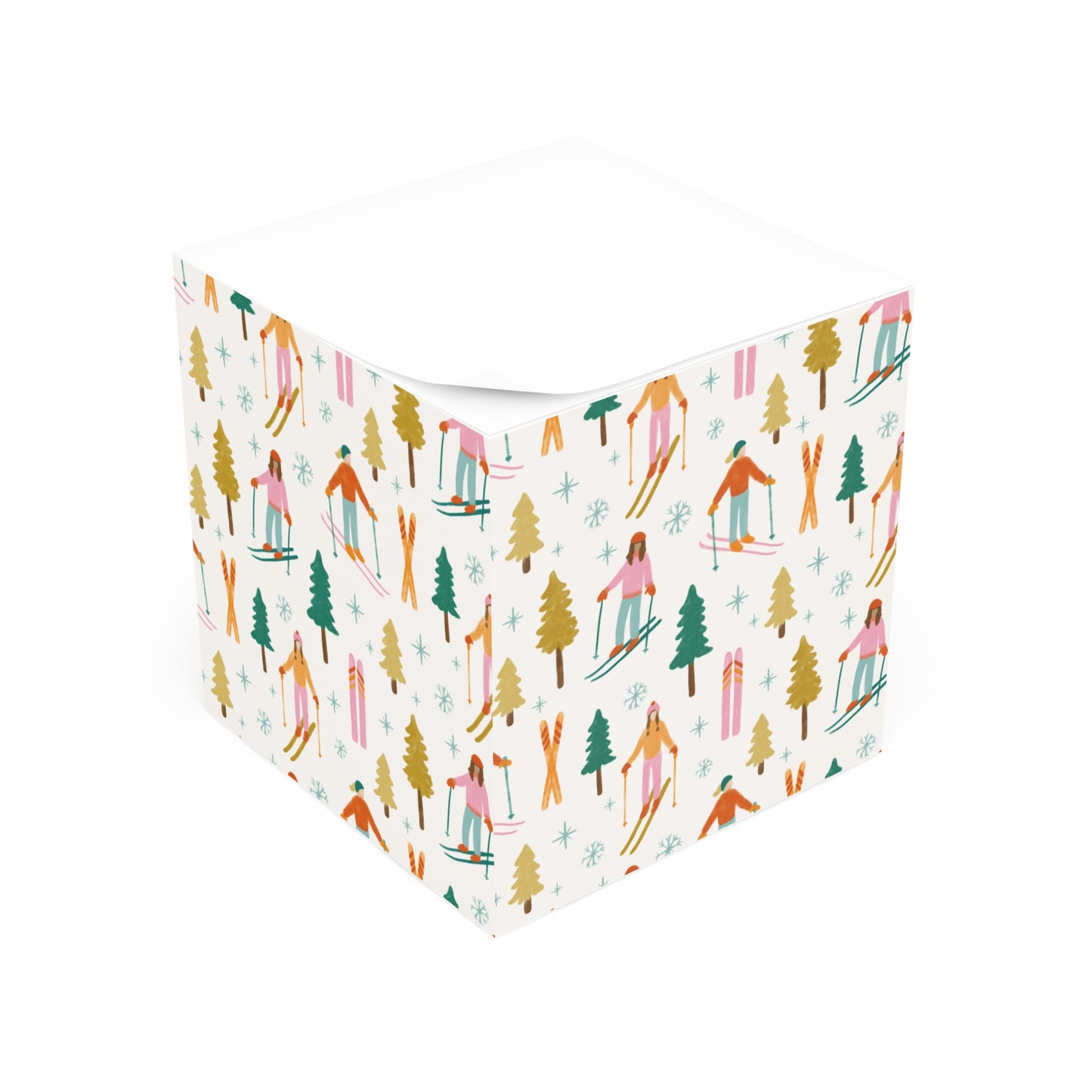 Exclusive Ski Moms Print | Winter Note Cube