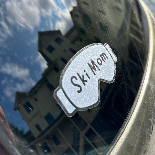 Ski Moms Car Sticker