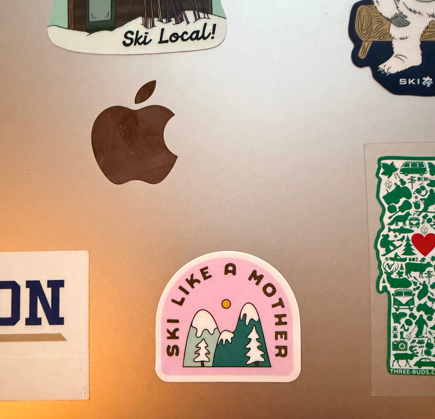 Ski Like a Mother Sticker