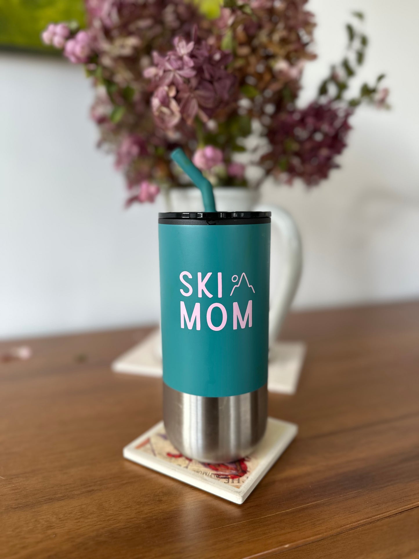 16 oz. Insulated Tumbler with Straw