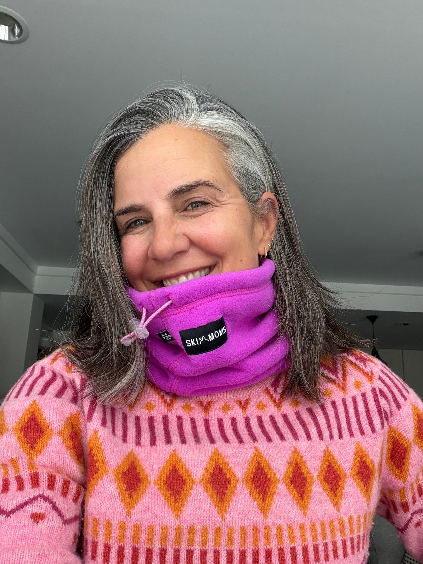 Skida X Ski Moms Low Pile Fleece Cinch Hat